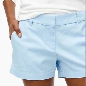 EUC J. Crew 3.5" Light Blue Classic Chino Short